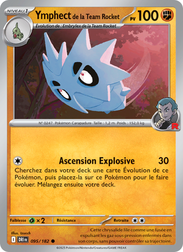 Ymphect de la Team Rocket 095 — Destined Rivals (French Pokémon TCG card)