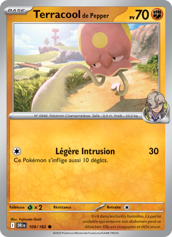 Terracool de Pepper 109 — Destined Rivals (French Pokémon TCG card)