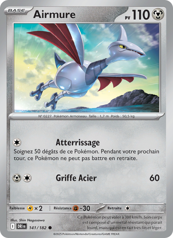 Airmure 141 — Destined Rivals (French Pokémon TCG card)