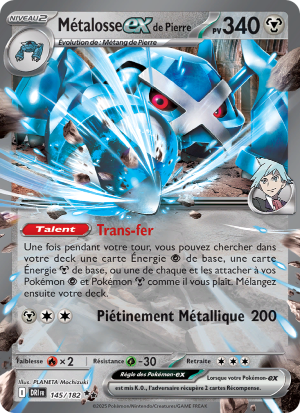 Métalosse-ex de Pierre 145 — Destined Rivals (French Pokémon TCG card)