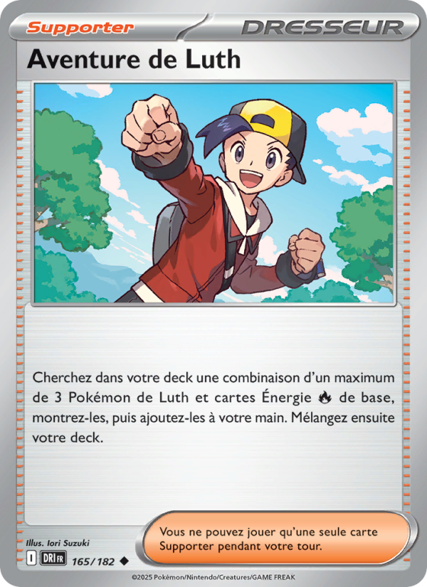 Aventure de Luth 165 — Destined Rivals (French Pokémon TCG card)