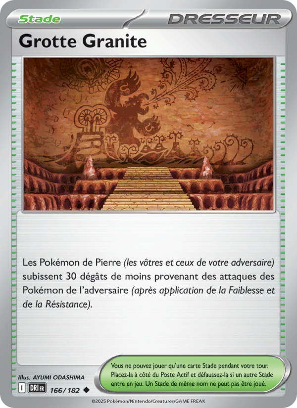 Grotte Granite 166 — Destined Rivals (French Pokémon TCG card)