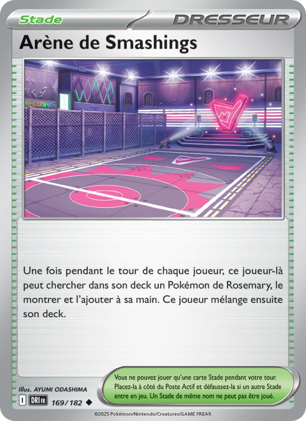 Arène de Smashings 169 — Destined Rivals (French Pokémon TCG card)