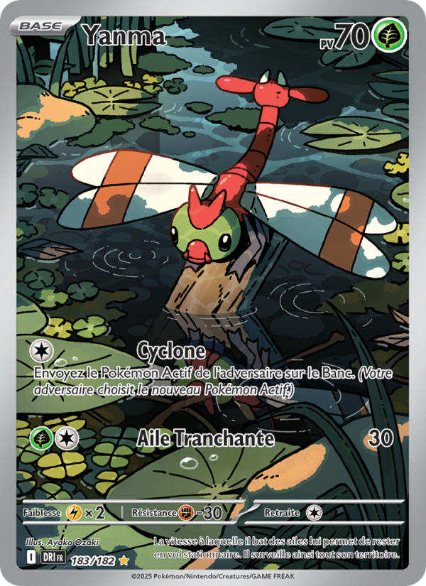 Yanma 183 — Destined Rivals (French Pokémon TCG card)