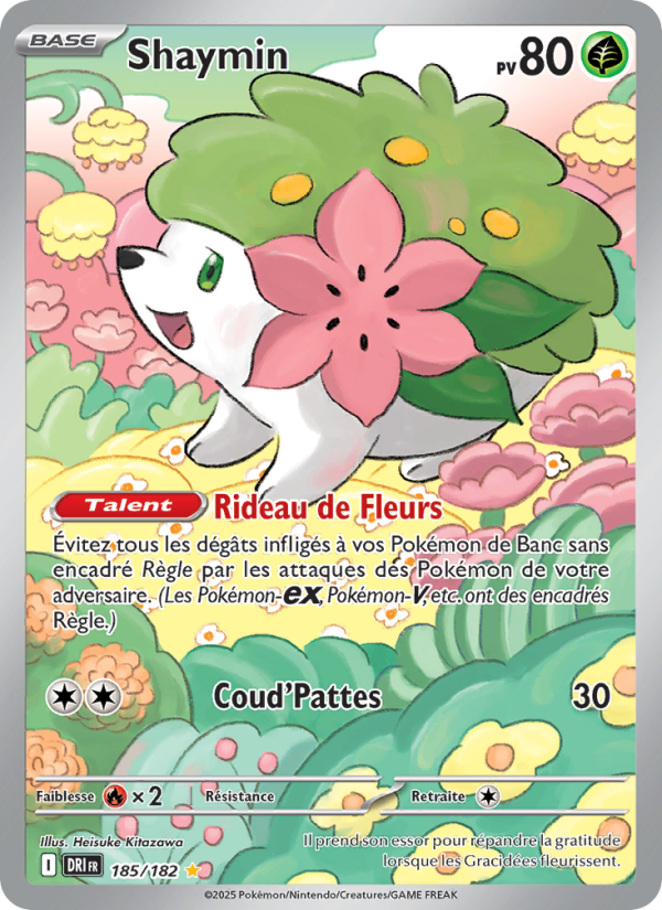Shaymin 185 — Destined Rivals (French Pokémon TCG card)