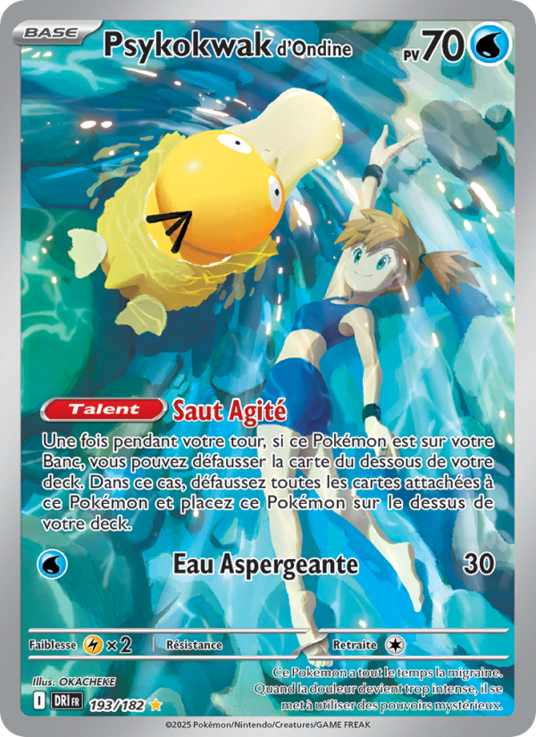Psykokwak d'Ondine 193 — Destined Rivals (French Pokémon TCG card)