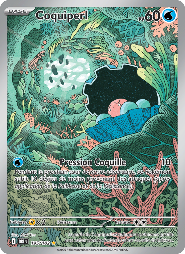 Coquiperl 195 — Destined Rivals (French Pokémon TCG card)