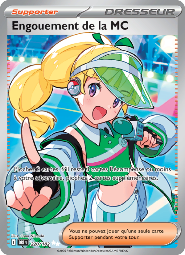 Engouement de la MC 220 — Destined Rivals (French Pokémon TCG card)