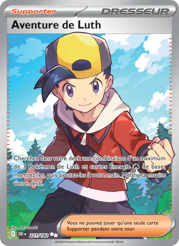 Aventure de Luth 221 — Destined Rivals (French Pokémon TCG card)