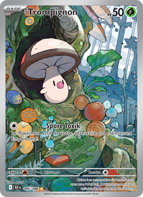 Trompignon 095 — Schwarze Blitze (French Pokémon TCG card)