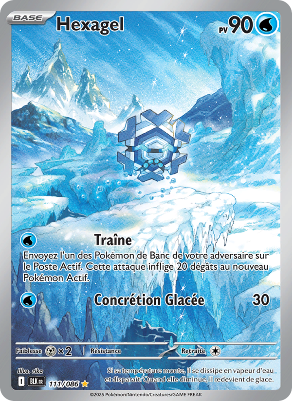Hexagel 111 — Schwarze Blitze (French Pokémon TCG card)