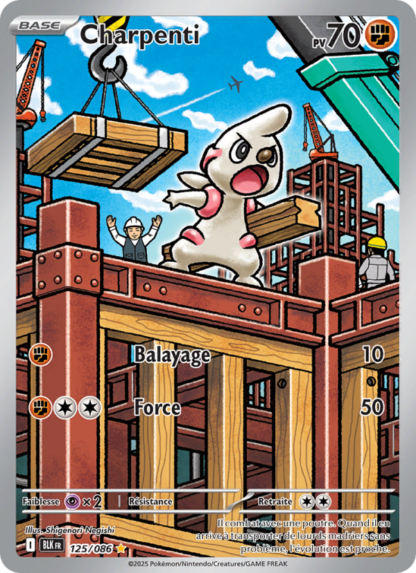 Charpenti 125 — Schwarze Blitze (French Pokémon TCG card)