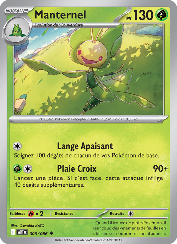Manternel 003 — Weiße Flammen (French Pokémon TCG card)
