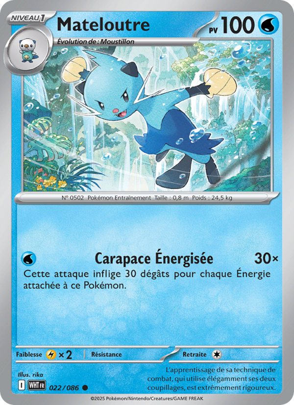 Mateloutre 022 — Weiße Flammen (French Pokémon TCG card)
