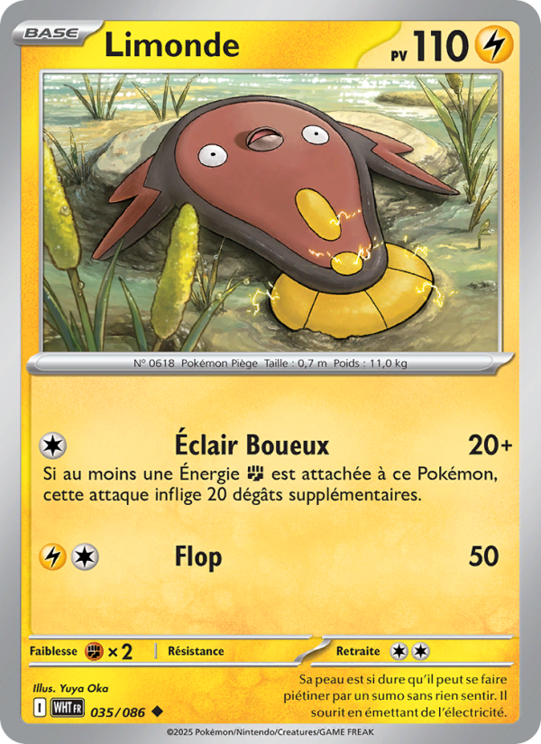 Limonde 035 — Weiße Flammen (French Pokémon TCG card)