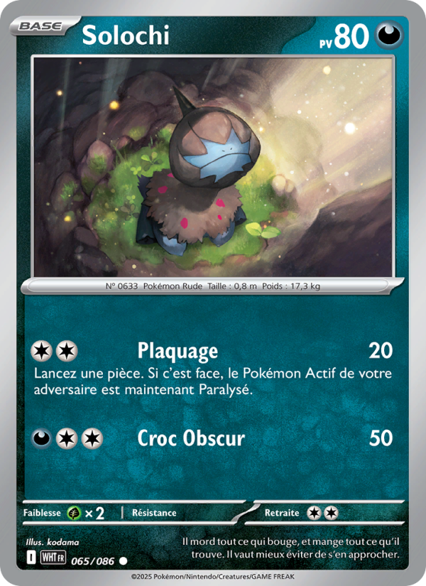 Solochi 065 — Weiße Flammen (French Pokémon TCG card)