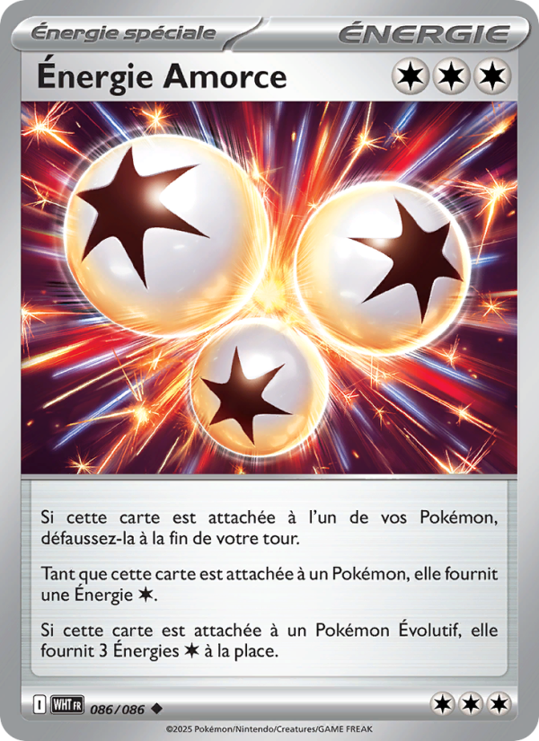 Énergie Amorce 086 — Weiße Flammen (French Pokémon TCG card)