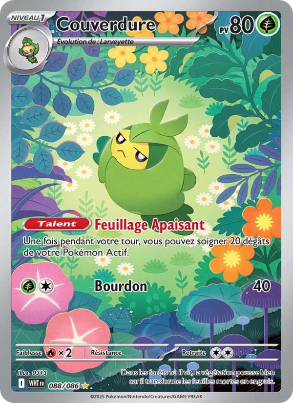 Couverdure 088 — Weiße Flammen (French Pokémon TCG card)