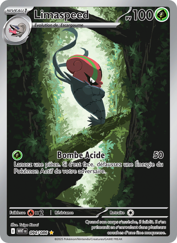Limaspeed 094 — Weiße Flammen (French Pokémon TCG card)