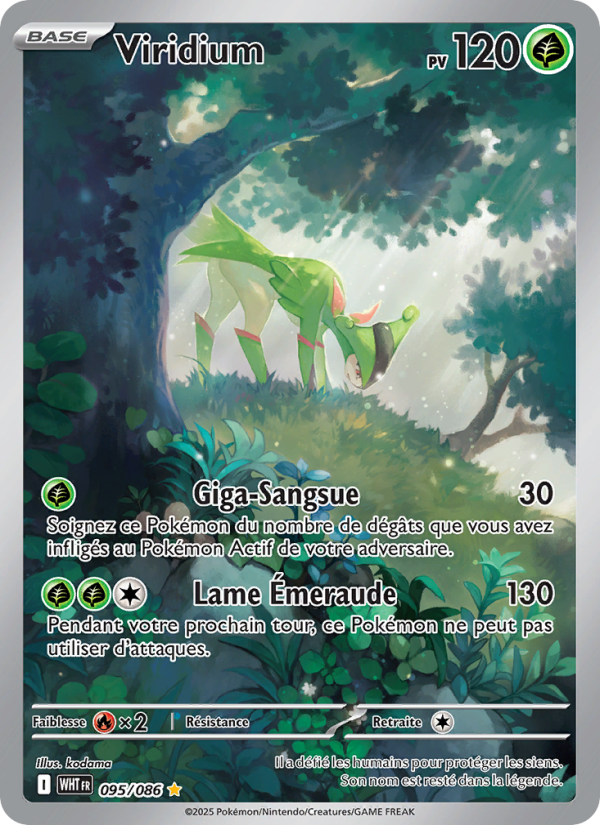 Viridium 095 — Weiße Flammen (French Pokémon TCG card)