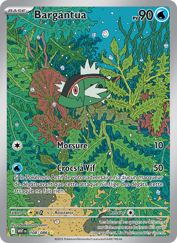 Bargantua 108 — Weiße Flammen (French Pokémon TCG card)