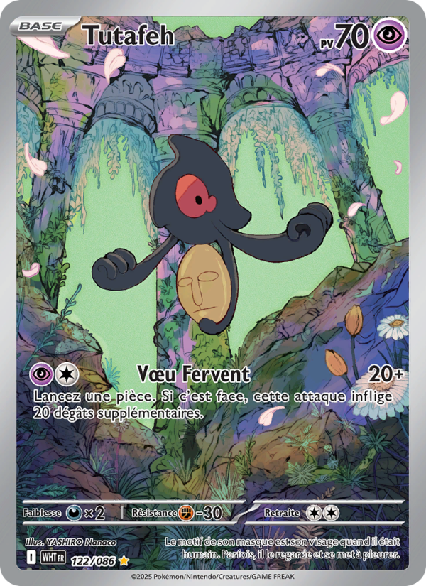 Tutafeh 122 — Weiße Flammen (French Pokémon TCG card)