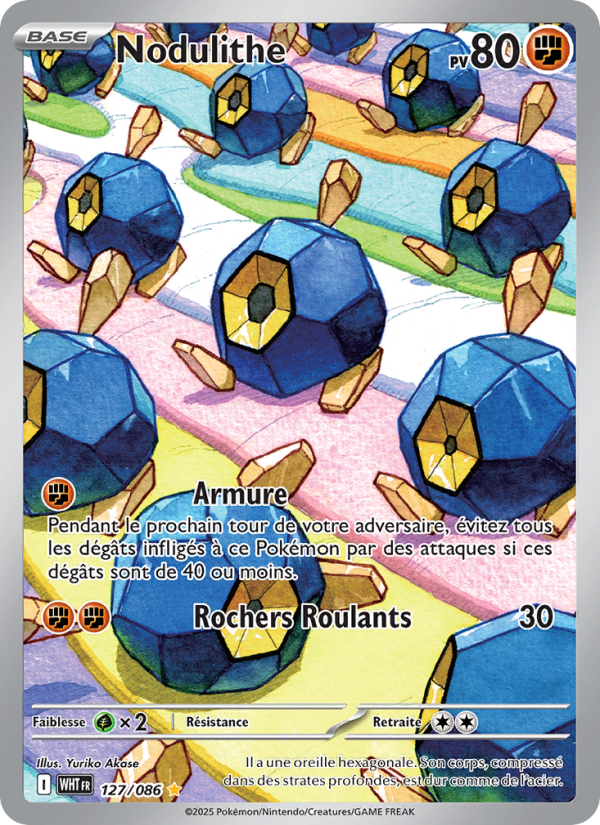 Nodulithe 127 — Weiße Flammen (French Pokémon TCG card)