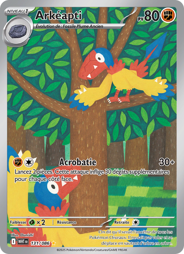 Arkéapti 131 — Weiße Flammen (French Pokémon TCG card)