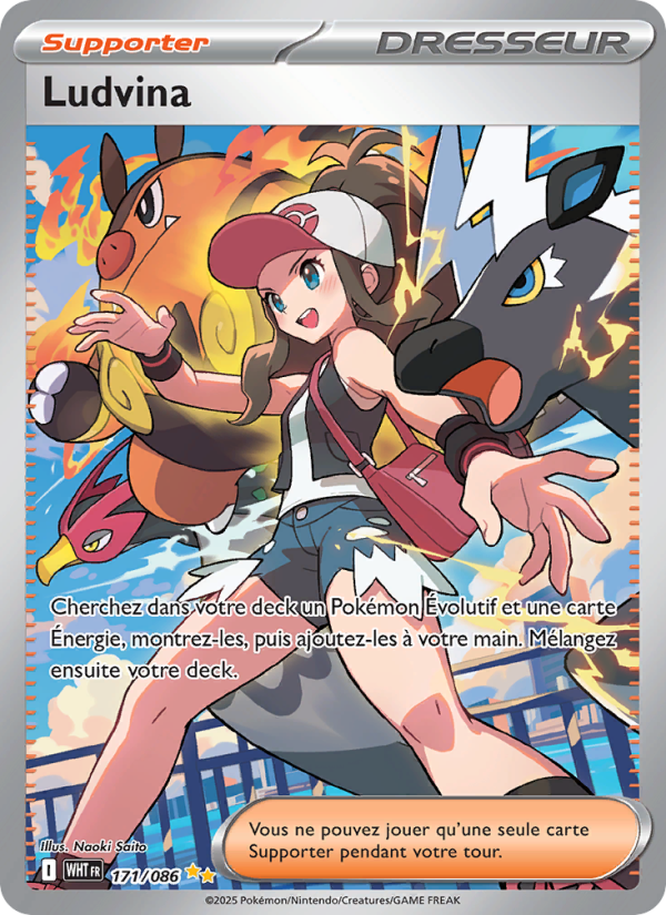 Ludvina 171 — Weiße Flammen (French Pokémon TCG card)