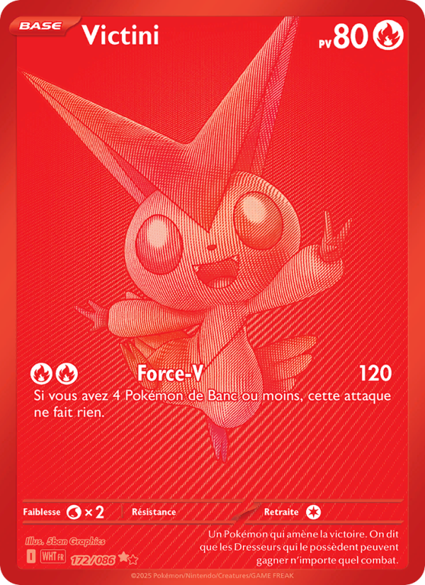 Victini 172 — Weiße Flammen (French Pokémon TCG card)