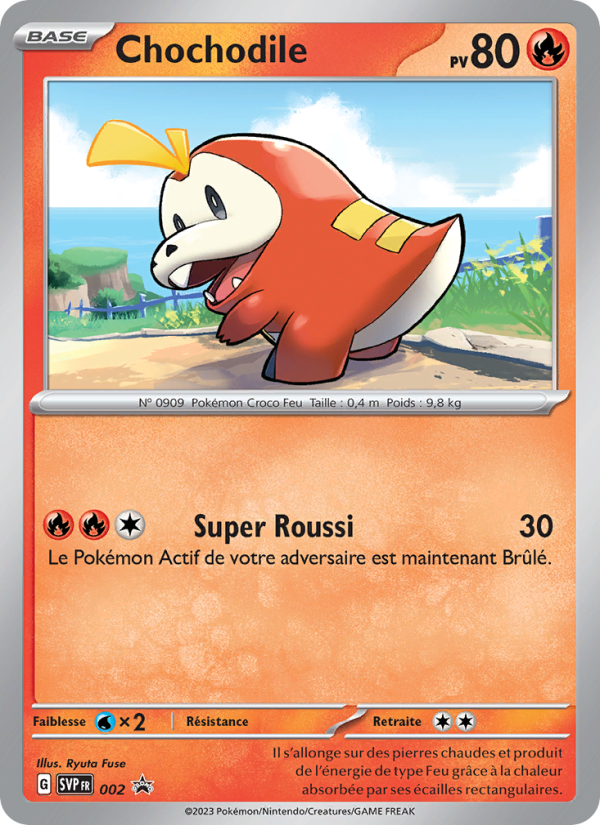 Chochodile 002 — SVP Black Star Promos (French Pokémon TCG card)
