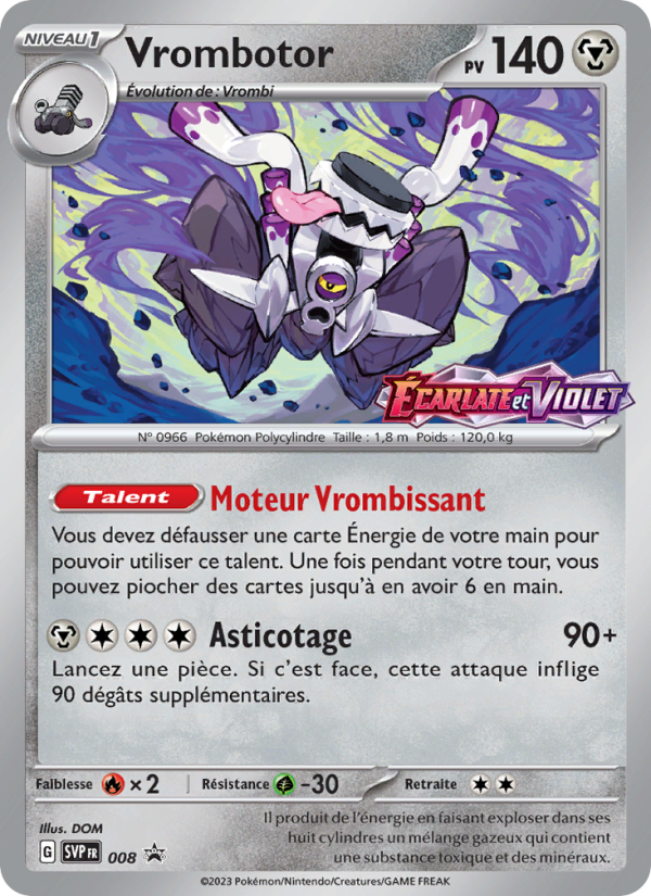Vrombotor 008 — SVP Black Star Promos (French Pokémon TCG card)