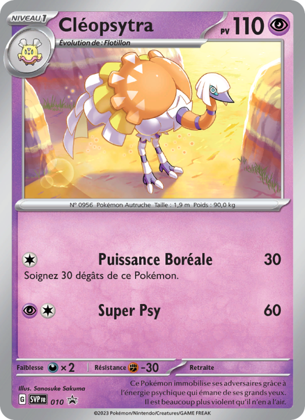 Cléopsytra 010 — SVP Black Star Promos (French Pokémon TCG card)
