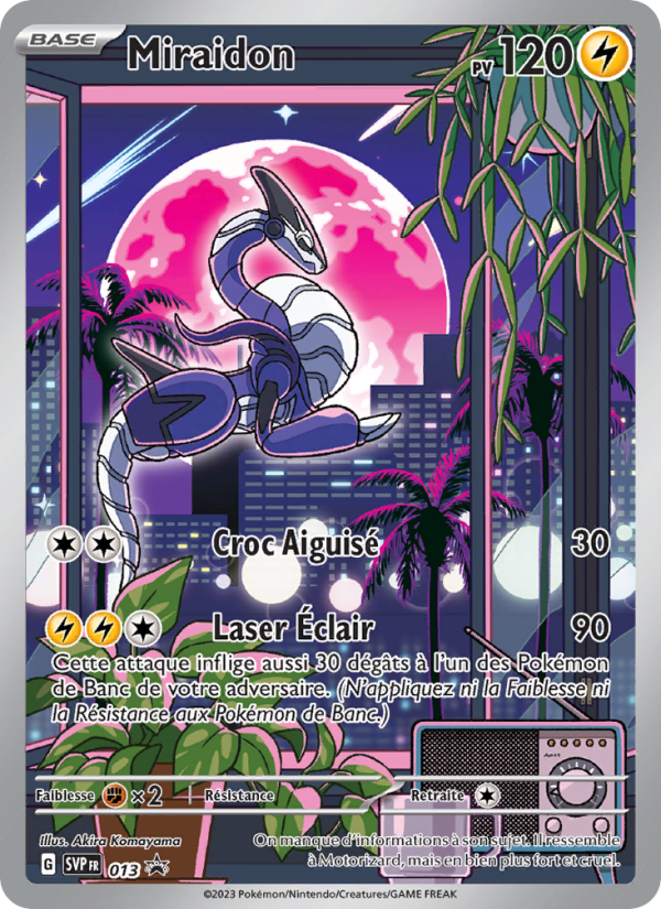 Miraidon 013 — SVP Black Star Promos (French Pokémon TCG card)