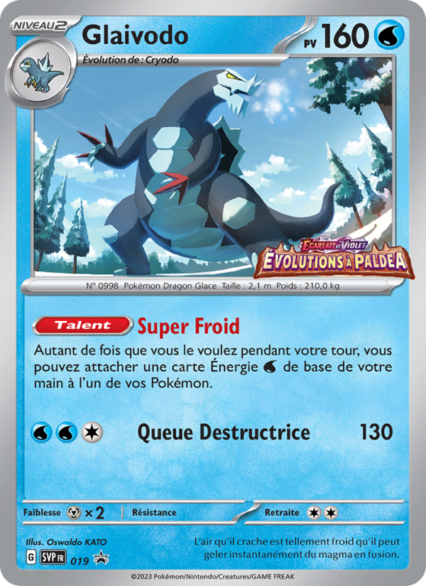 Glaivodo 019 — SVP Black Star Promos (French Pokémon TCG card)