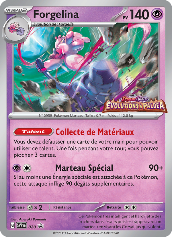 Forgelina 020 — SVP Black Star Promos (French Pokémon TCG card)