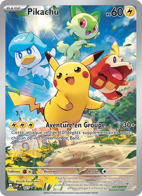 Pikachu 027 — SVP Black Star Promos (French Pokémon TCG card)