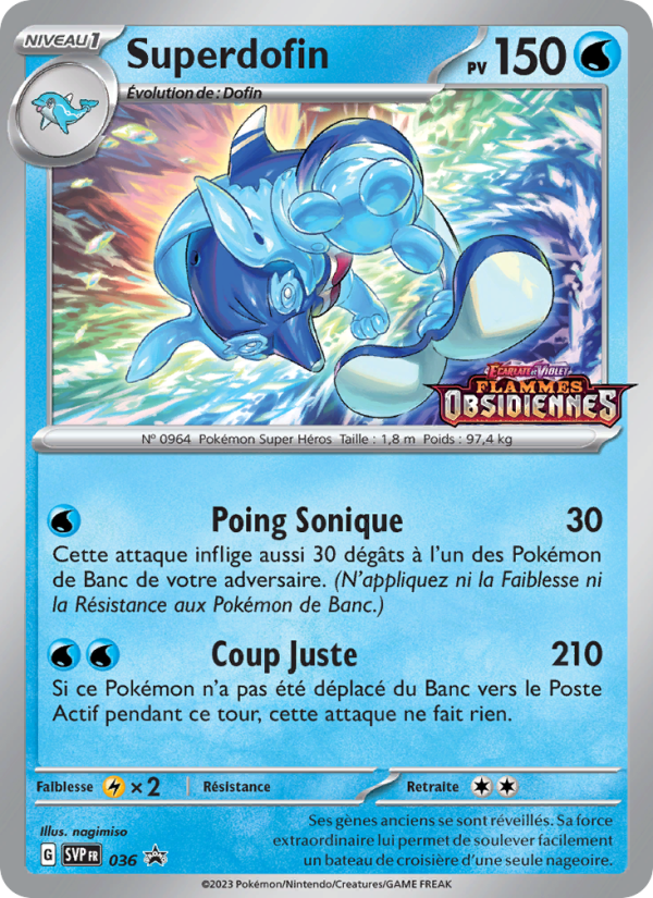 Superdofin 036 — SVP Black Star Promos (French Pokémon TCG card)
