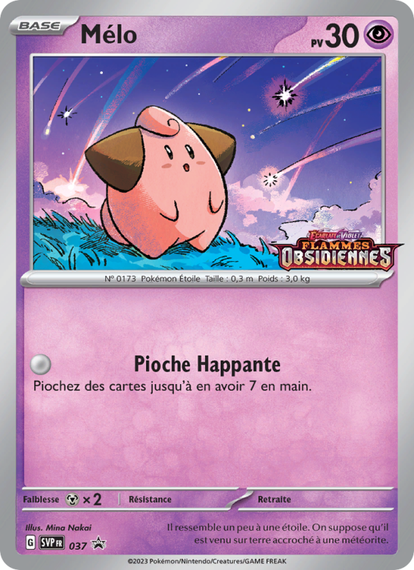 Mélo 037 — SVP Black Star Promos (French Pokémon TCG card)