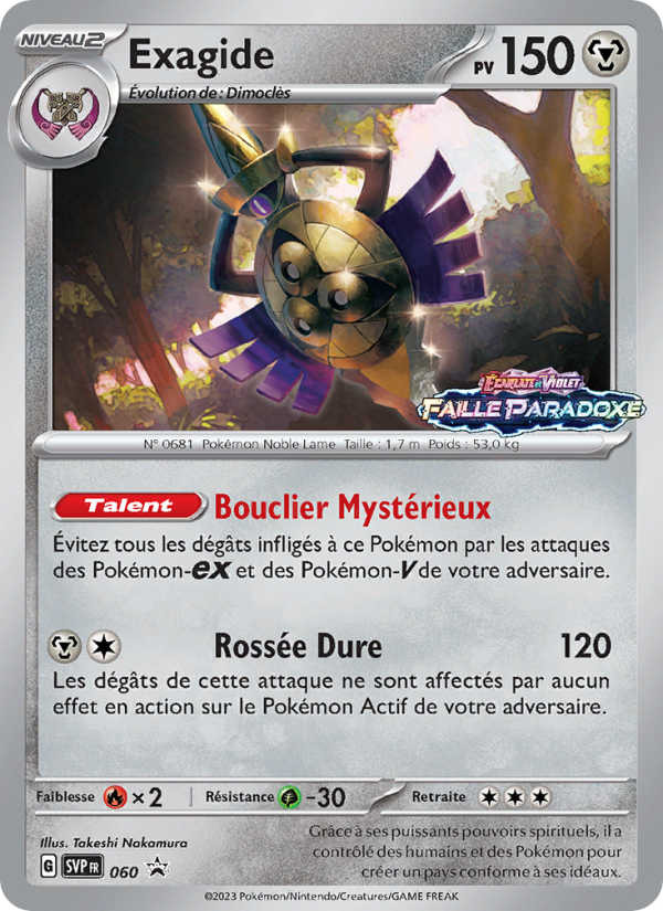 Exagide 060 — SVP Black Star Promos (French Pokémon TCG card)
