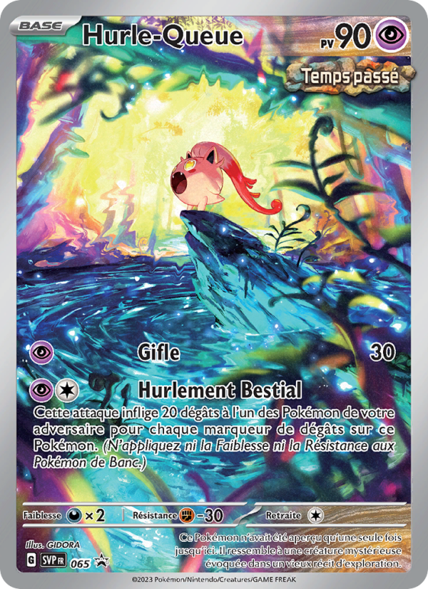 Hurle-Queue 065 — SVP Black Star Promos (French Pokémon TCG card)