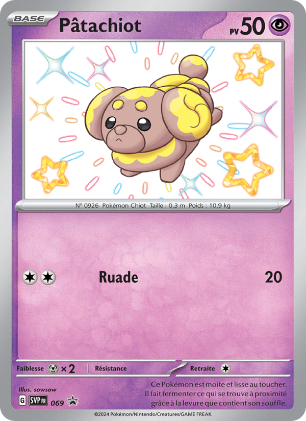 Pâtachiot 069 — SVP Black Star Promos (French Pokémon TCG card)