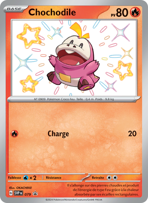 Chochodile 079 — SVP Black Star Promos (French Pokémon TCG card)