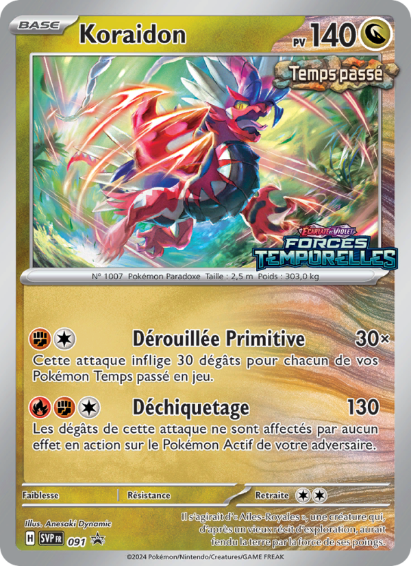 Koraidon 091 — SVP Black Star Promos (French Pokémon TCG card)