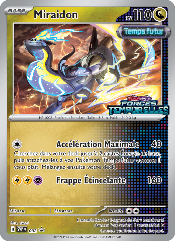 Miraidon 092 — SVP Black Star Promos (French Pokémon TCG card)
