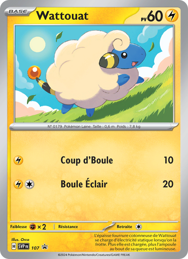Wattouat 107 — SVP Black Star Promos (French Pokémon TCG card)
