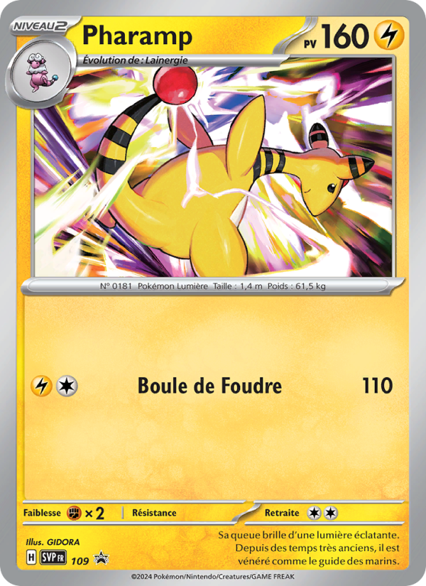 Pharamp 109 — SVP Black Star Promos (French Pokémon TCG card)