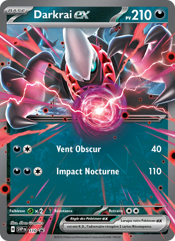 Darkrai-ex 110 — SVP Black Star Promos (French Pokémon TCG card)