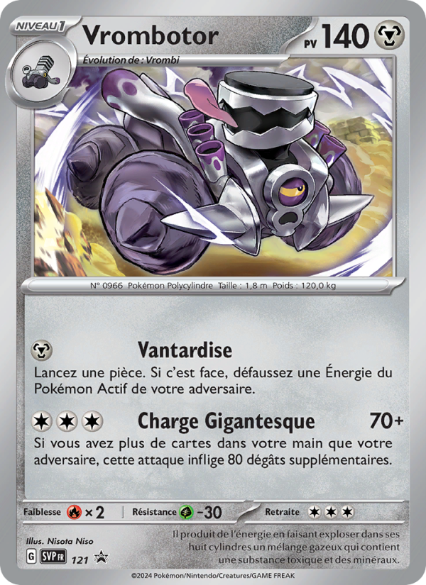 Vrombotor 121 — SVP Black Star Promos (French Pokémon TCG card)