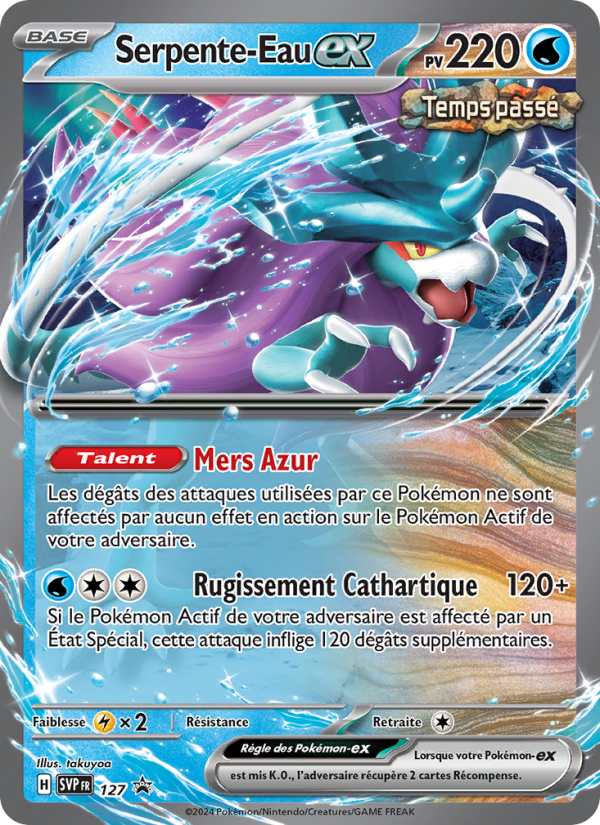 Serpente-Eau-ex 127 — SVP Black Star Promos (French Pokémon TCG card)